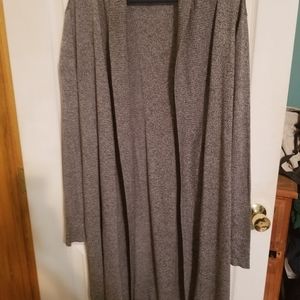 Gray Duster Cardigan